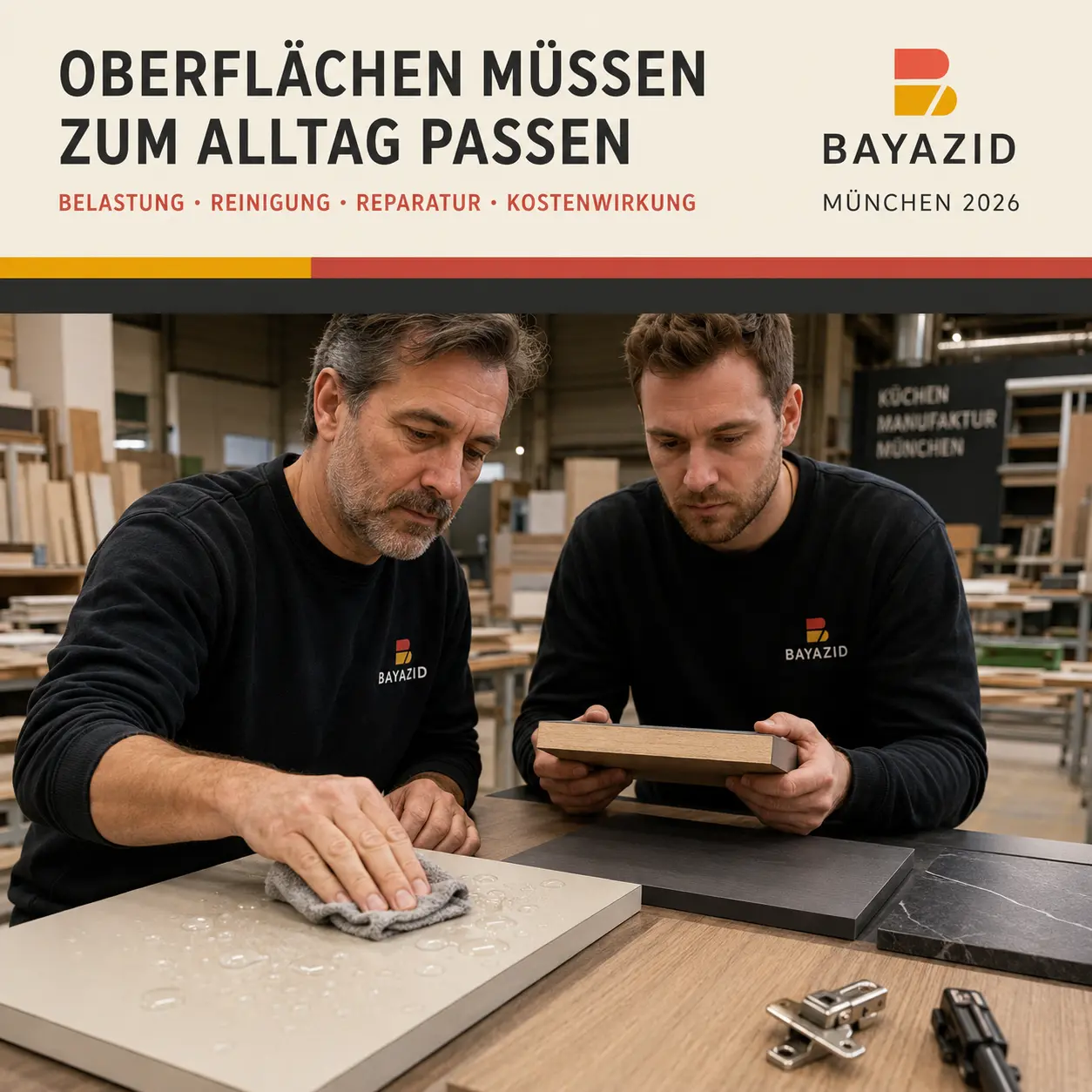 Küchenrenovierung Materialien: Welche Oberflächen bei Nutzung, Pflege und Budget sinnvoll sind