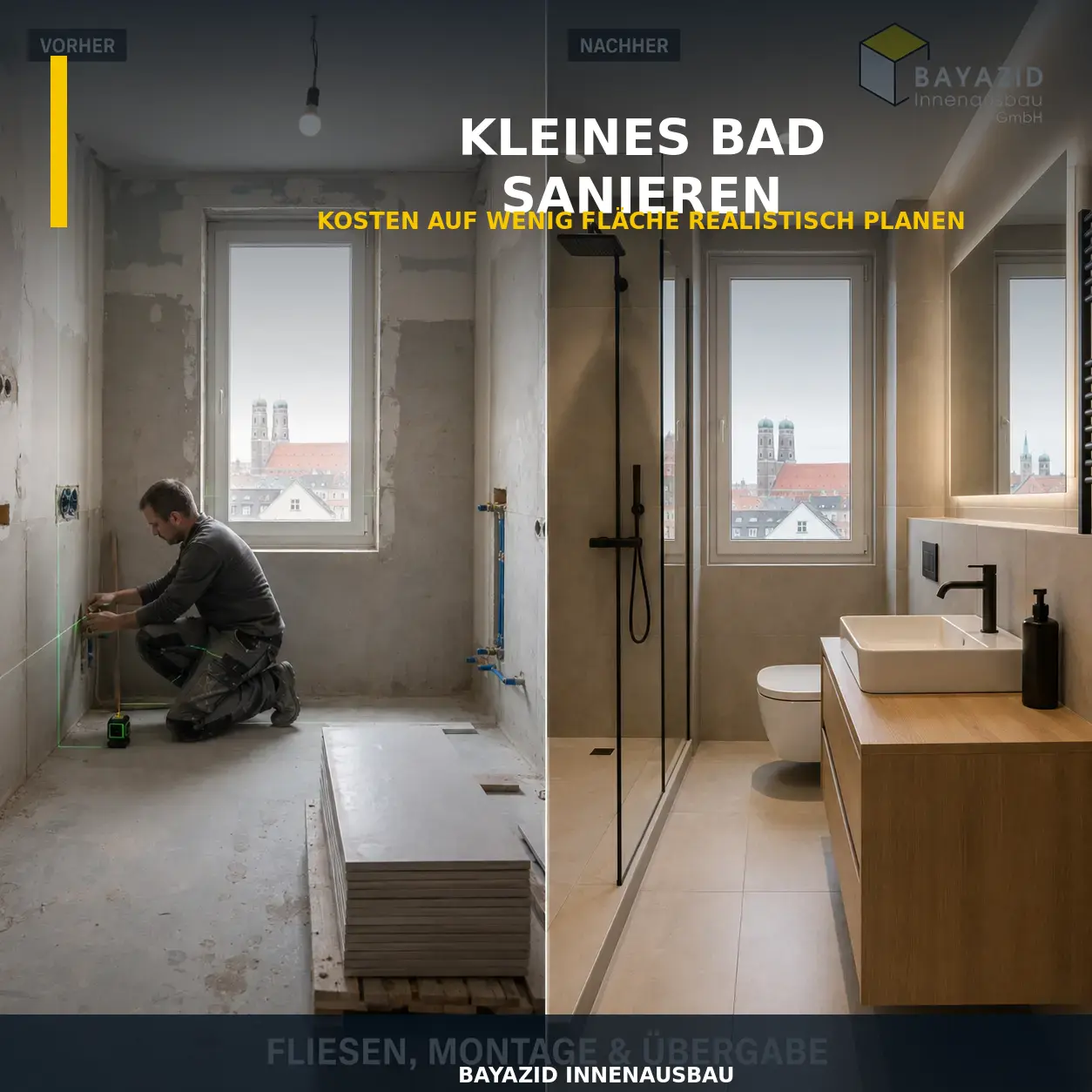 Kleines Bad sanieren: So planen Sie Kosten auf wenig Fläche realistisch
