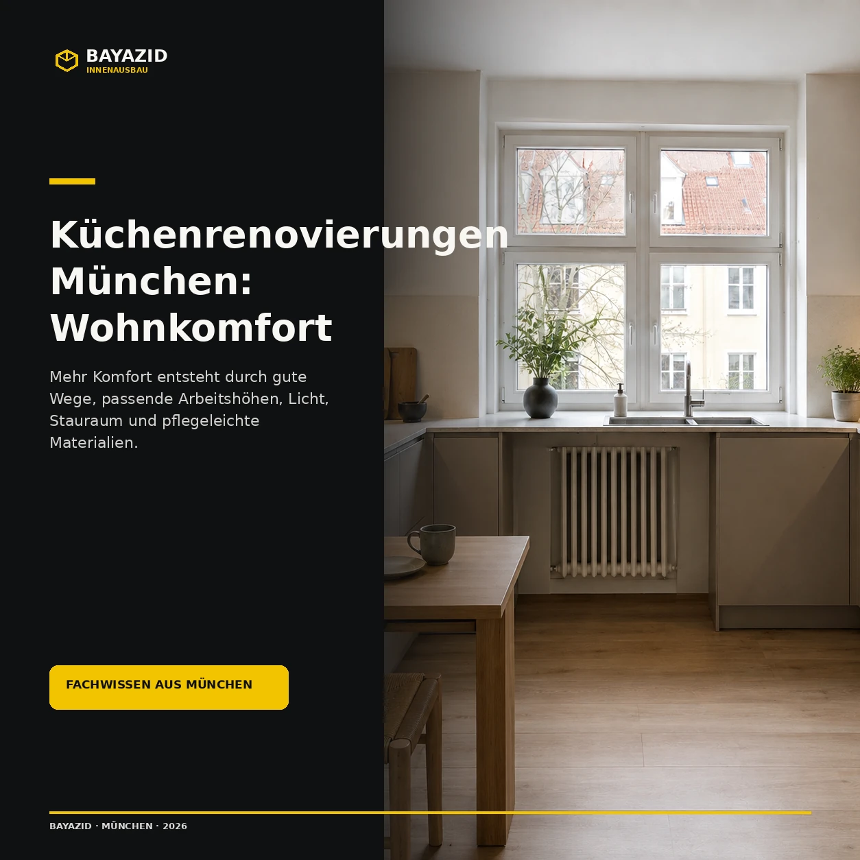 Küchenrenovierungen München: Wohnkomfort