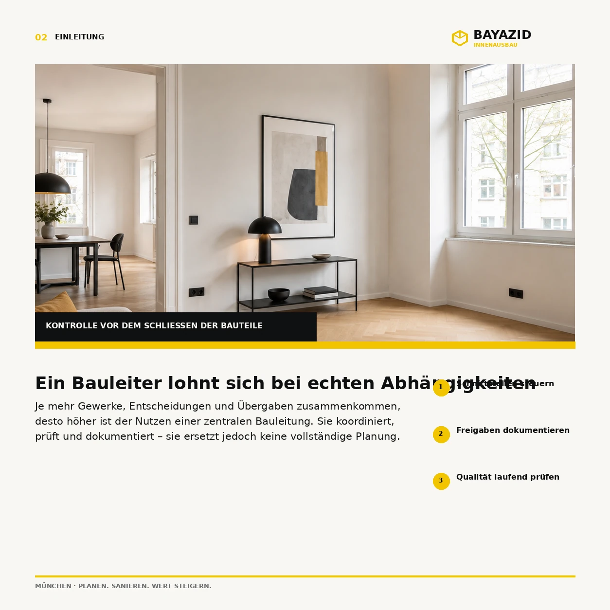 Bauleiter München: Wann lohnt er sich?