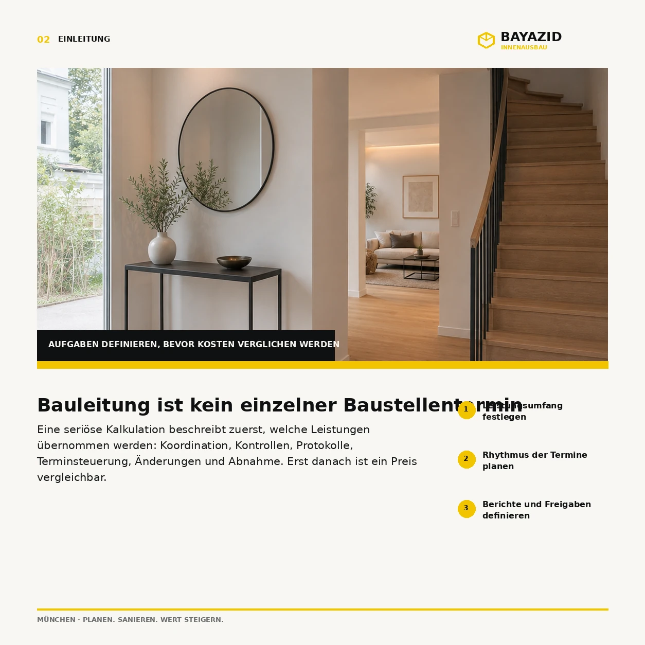 Bauleitung München: Kosten & Aufgaben 2026