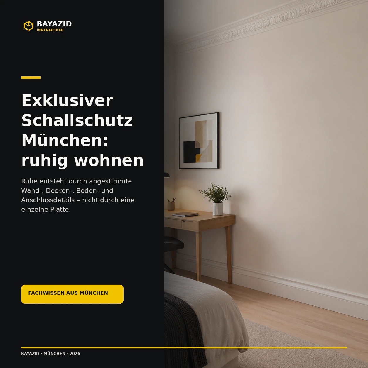 Exklusiver Schallschutz München: ruhig wohnen