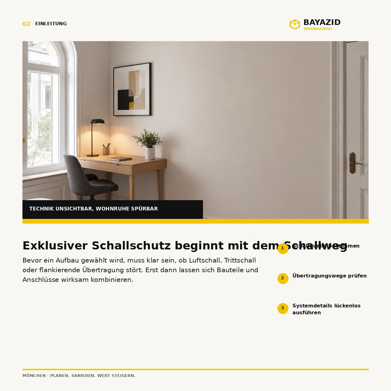 Exklusiver Schallschutz München: ruhig wohnen