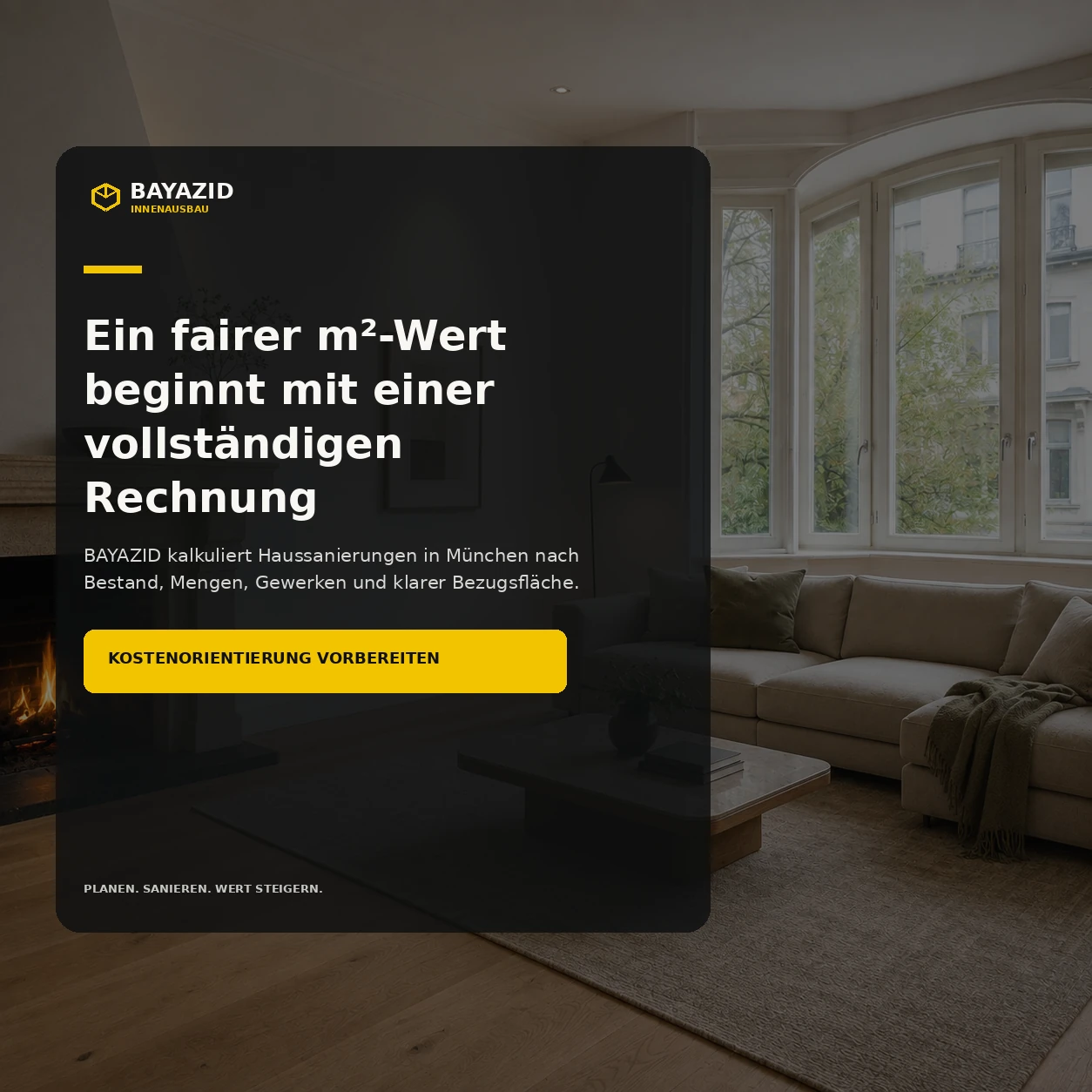 Was kostet eine Haussanierung in München pro qm?