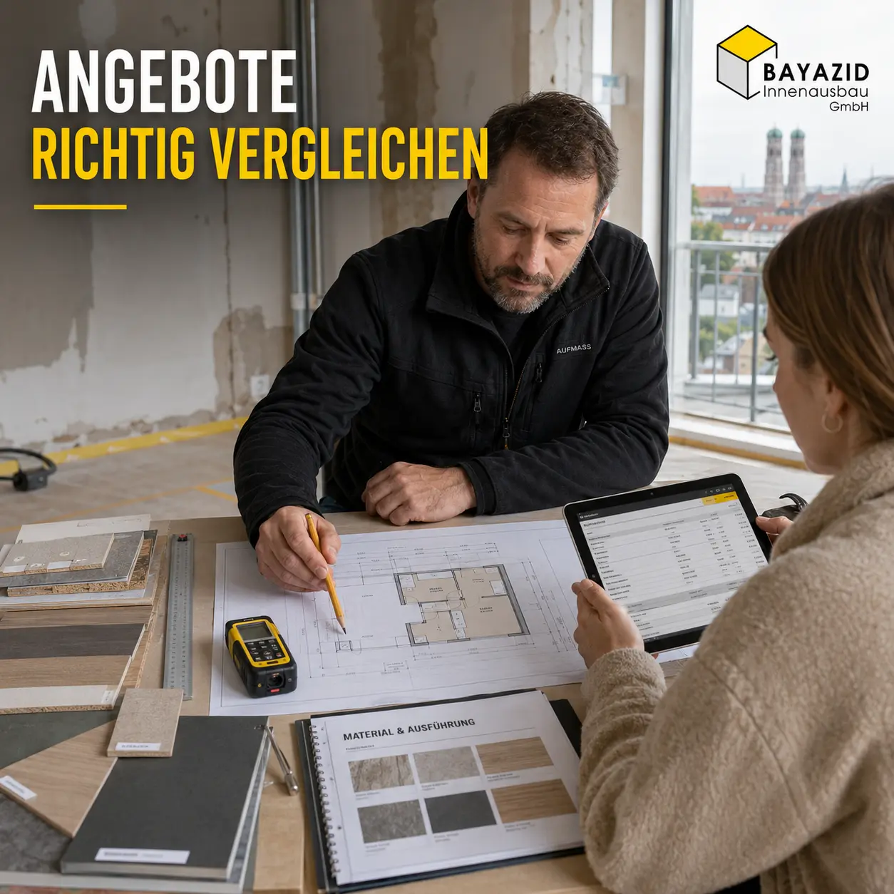 Sanierungsfirma München: Anbieter wählen
