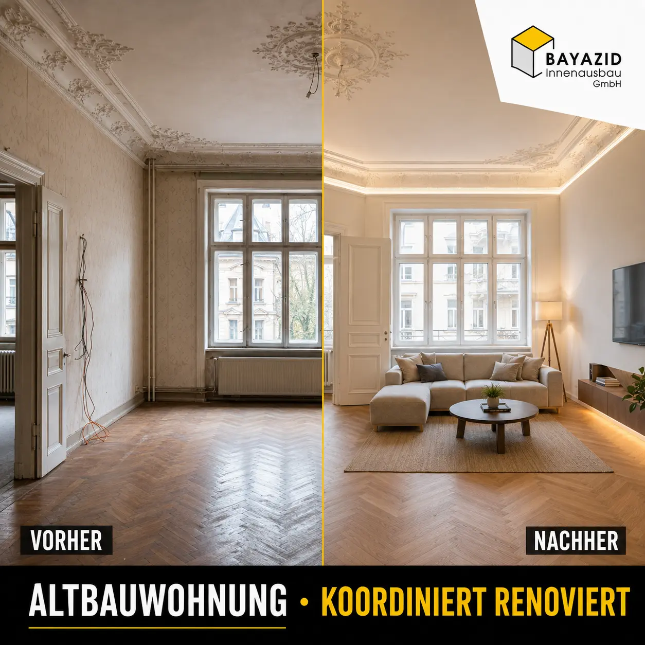 Wohnungsrenovierung mit Generalunternehmer