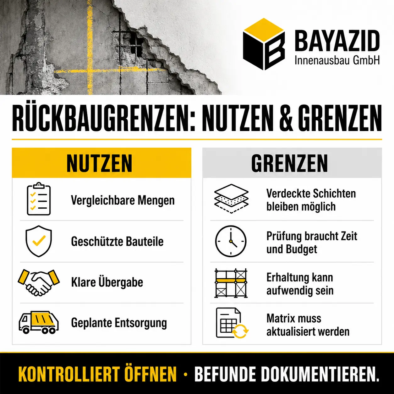 Haus Kernsanierung: Welche Bauteile bleiben und was zurückgebaut wird