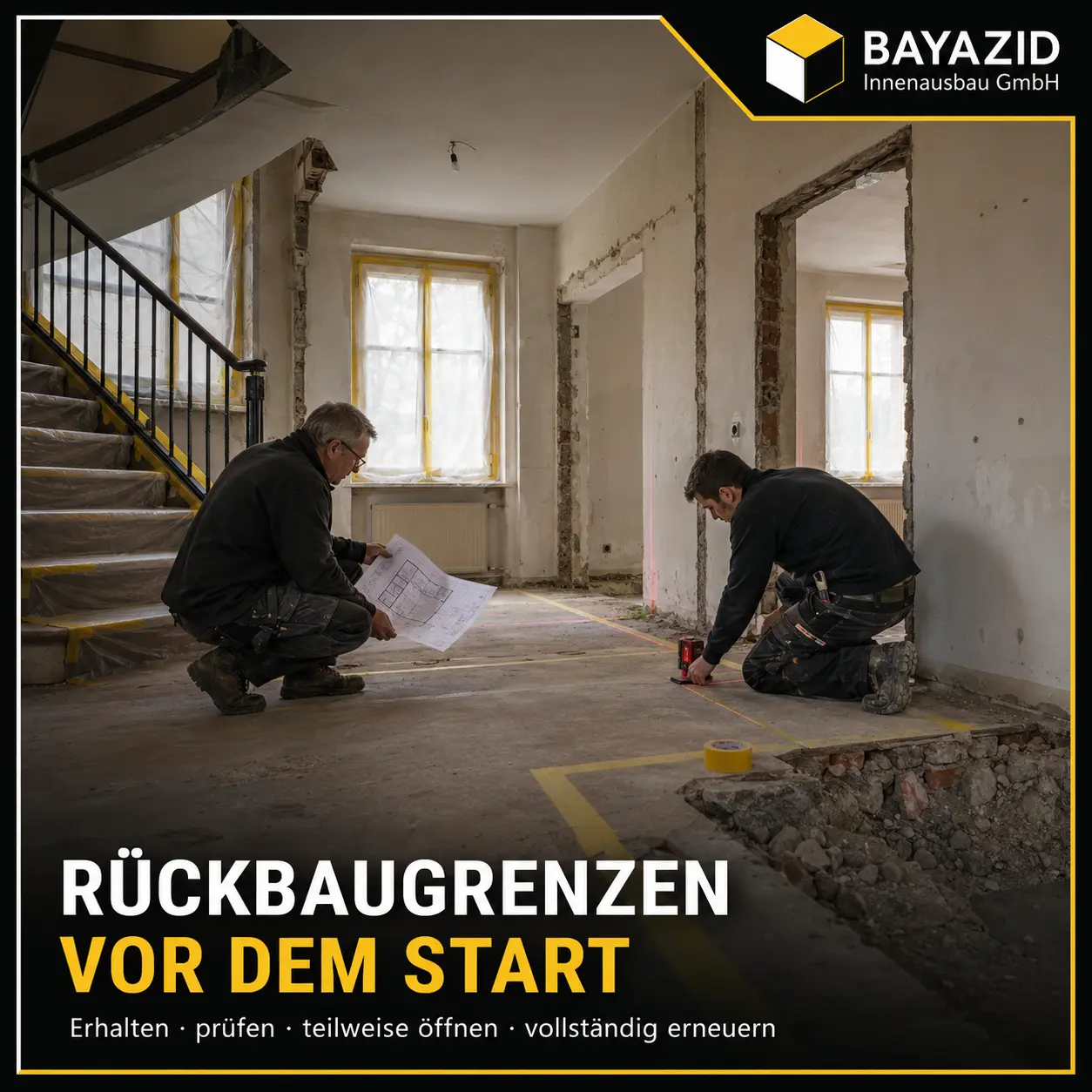 Haus Kernsanierung: Welche Bauteile bleiben und was zurückgebaut wird