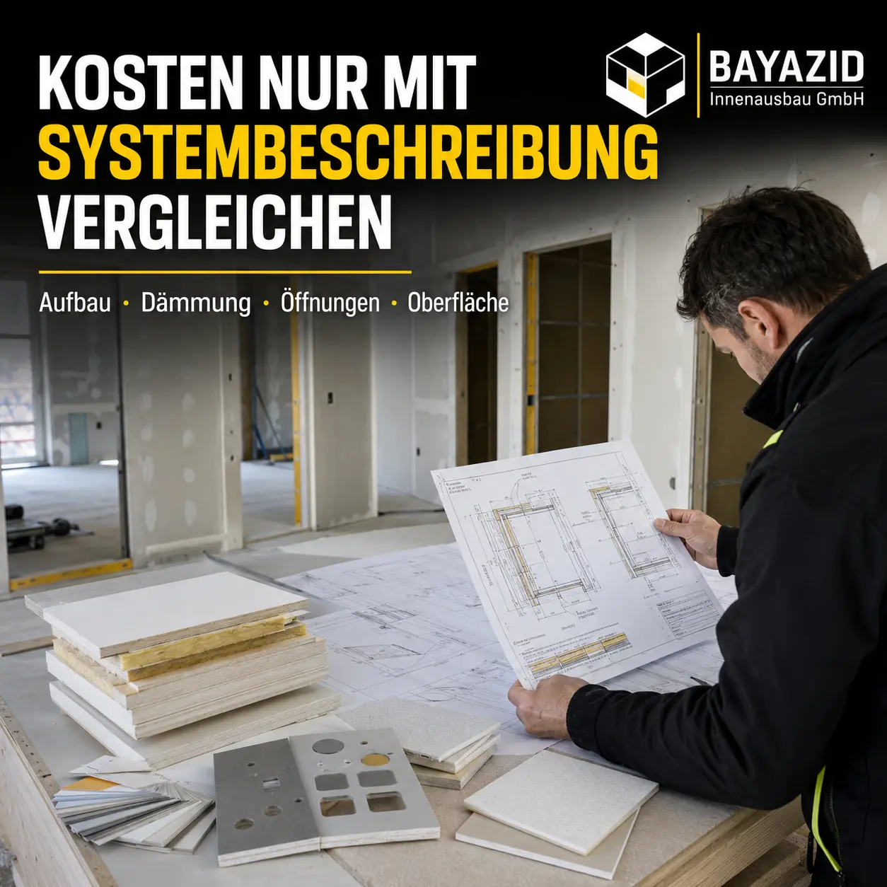 Trockenbau München: Kosten, Ablauf, Vorteile