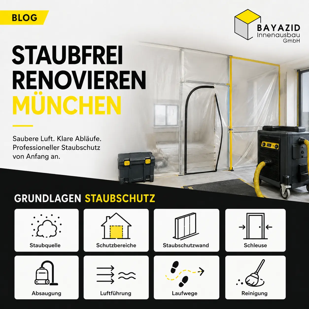 Staubfrei Renovieren München: Standards