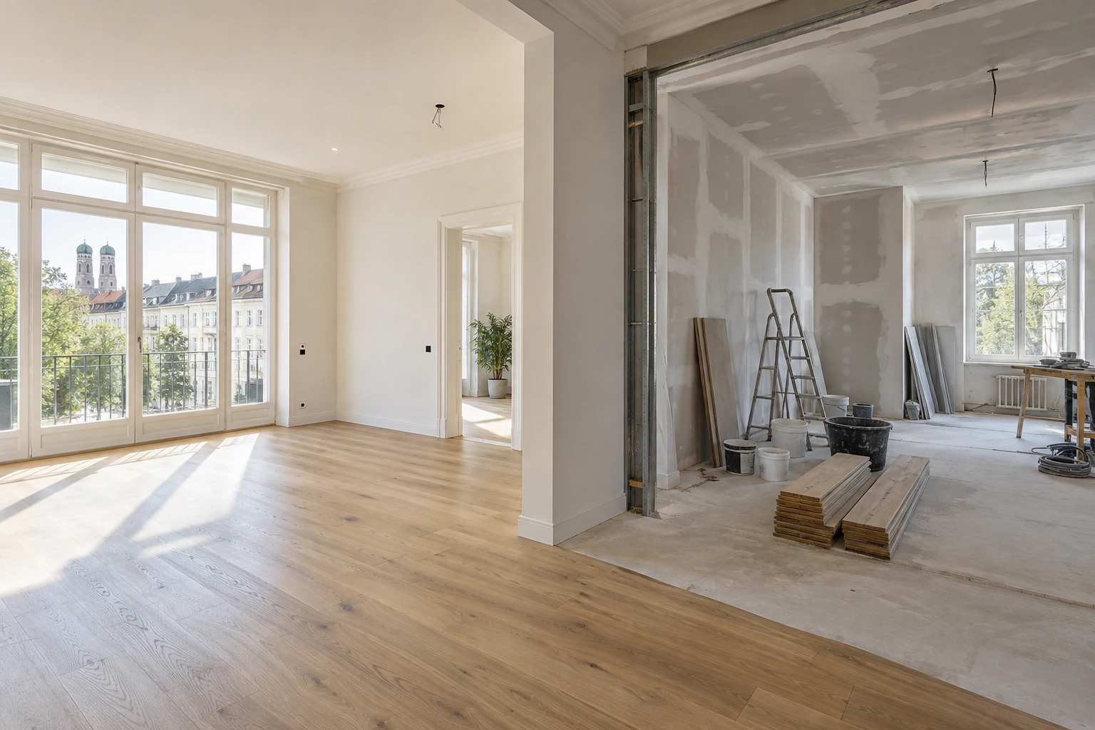 Wohnung mit Generalunternehmer renovieren