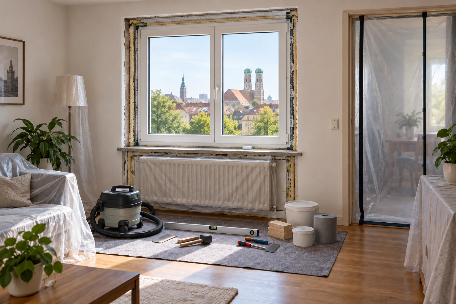 Fenstermontage München: Fachgerecht