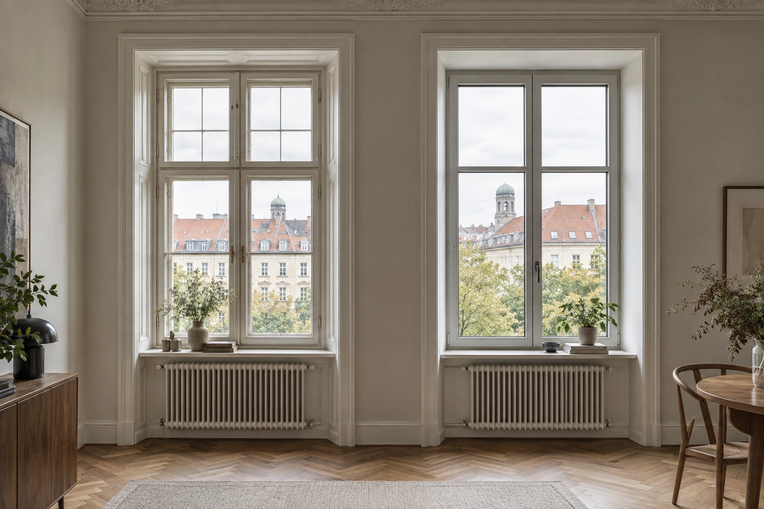 Fenstertausch in München: Material und Öffnung wählen