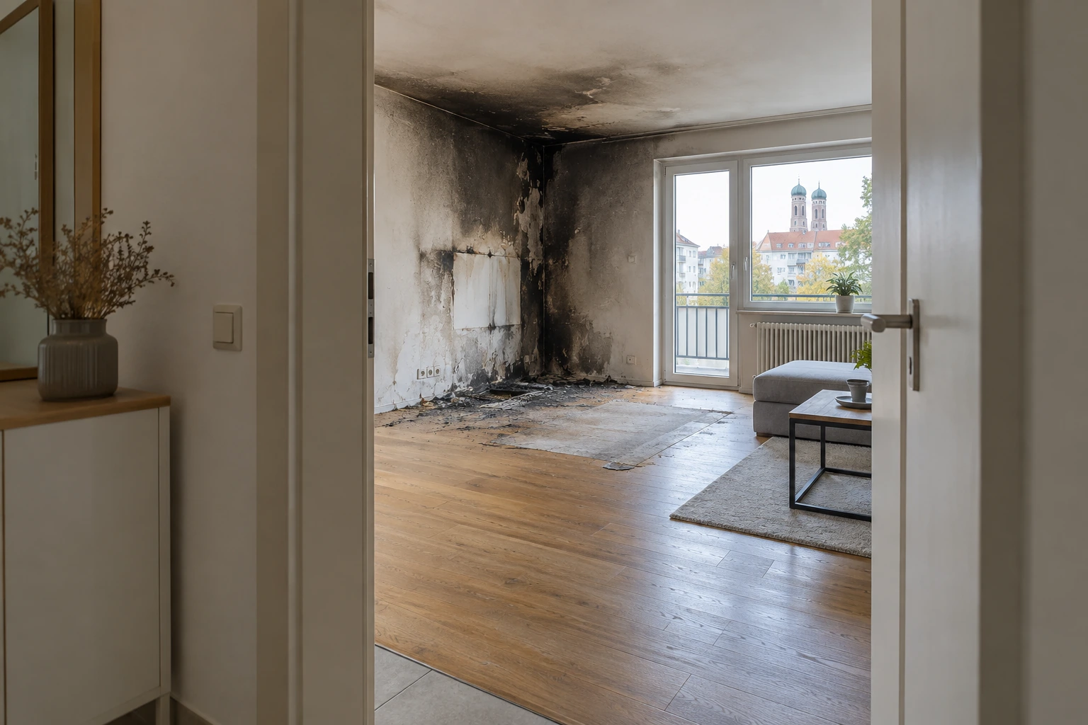 Brandschadensanierung München: Vorbereitung
