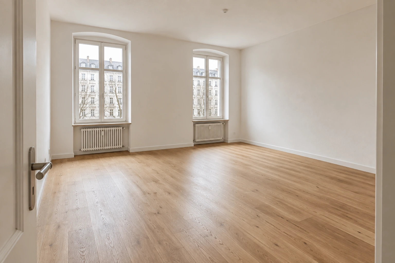 Visualisierung des offenen Bestandsraums vor der Trockenbauwand