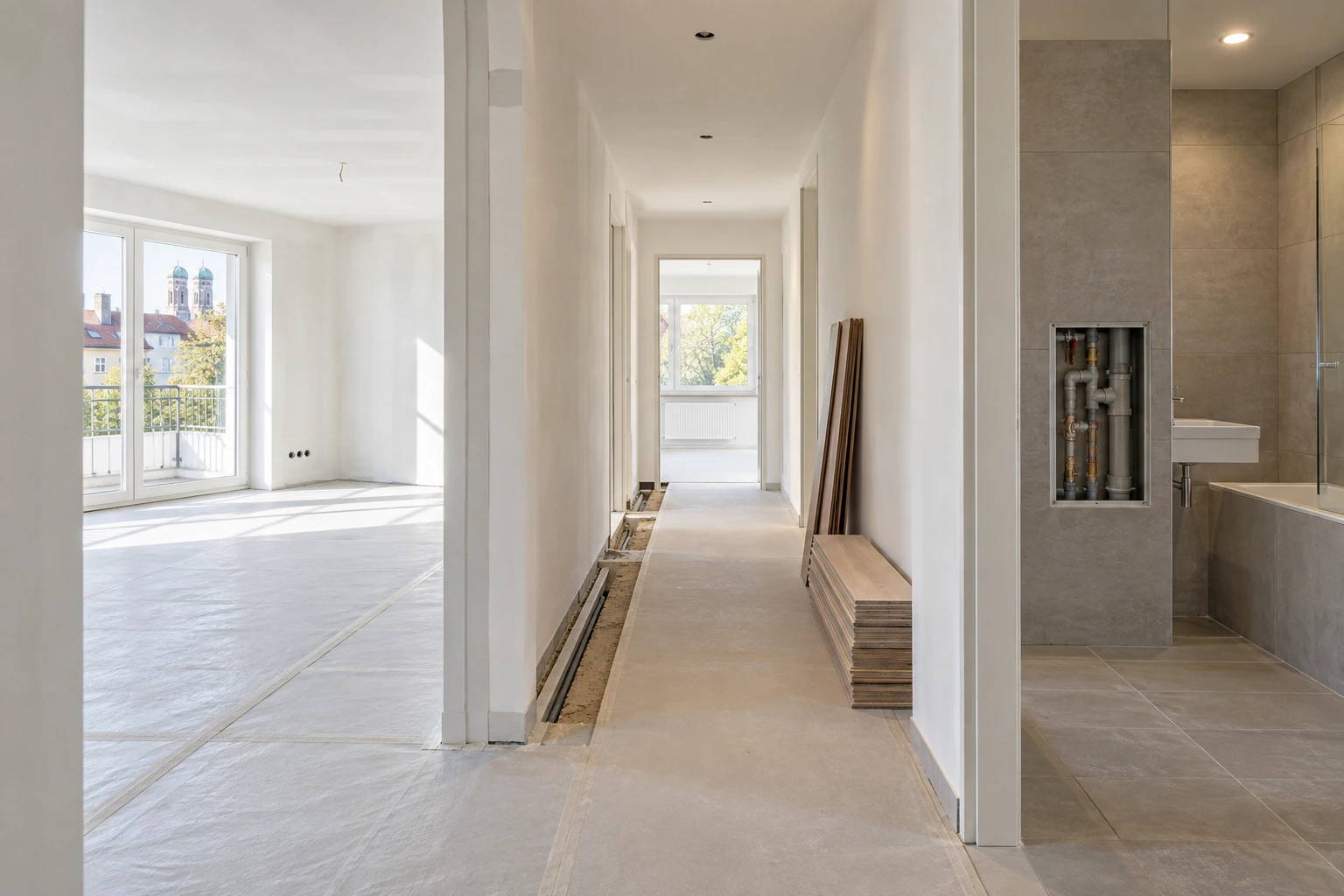 Bauleitung München: Arbeitsstand