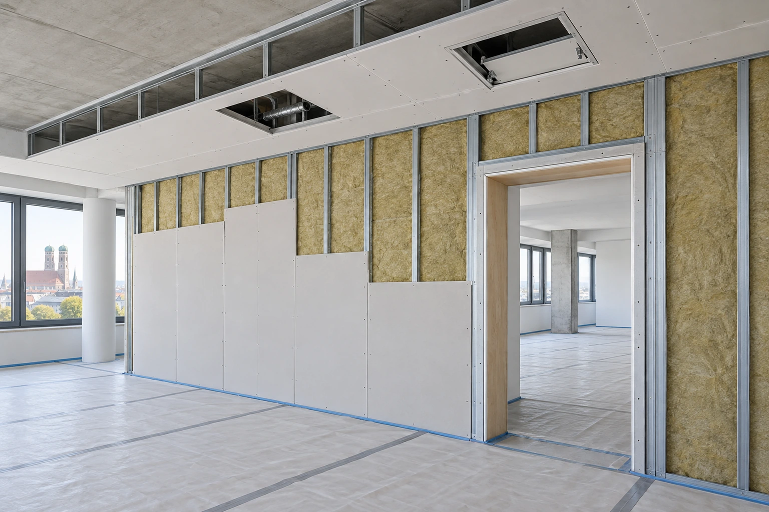 Brandschutz: Wand und Decke