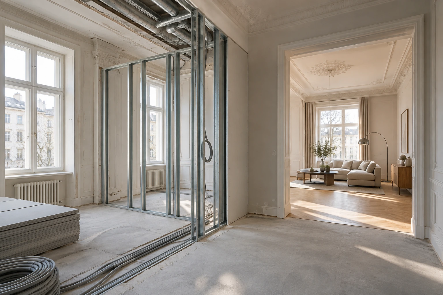 Innenausbau: Raumkonzept