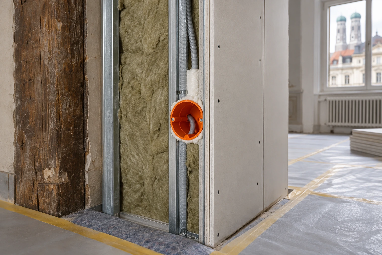 Altbau: Schallplan