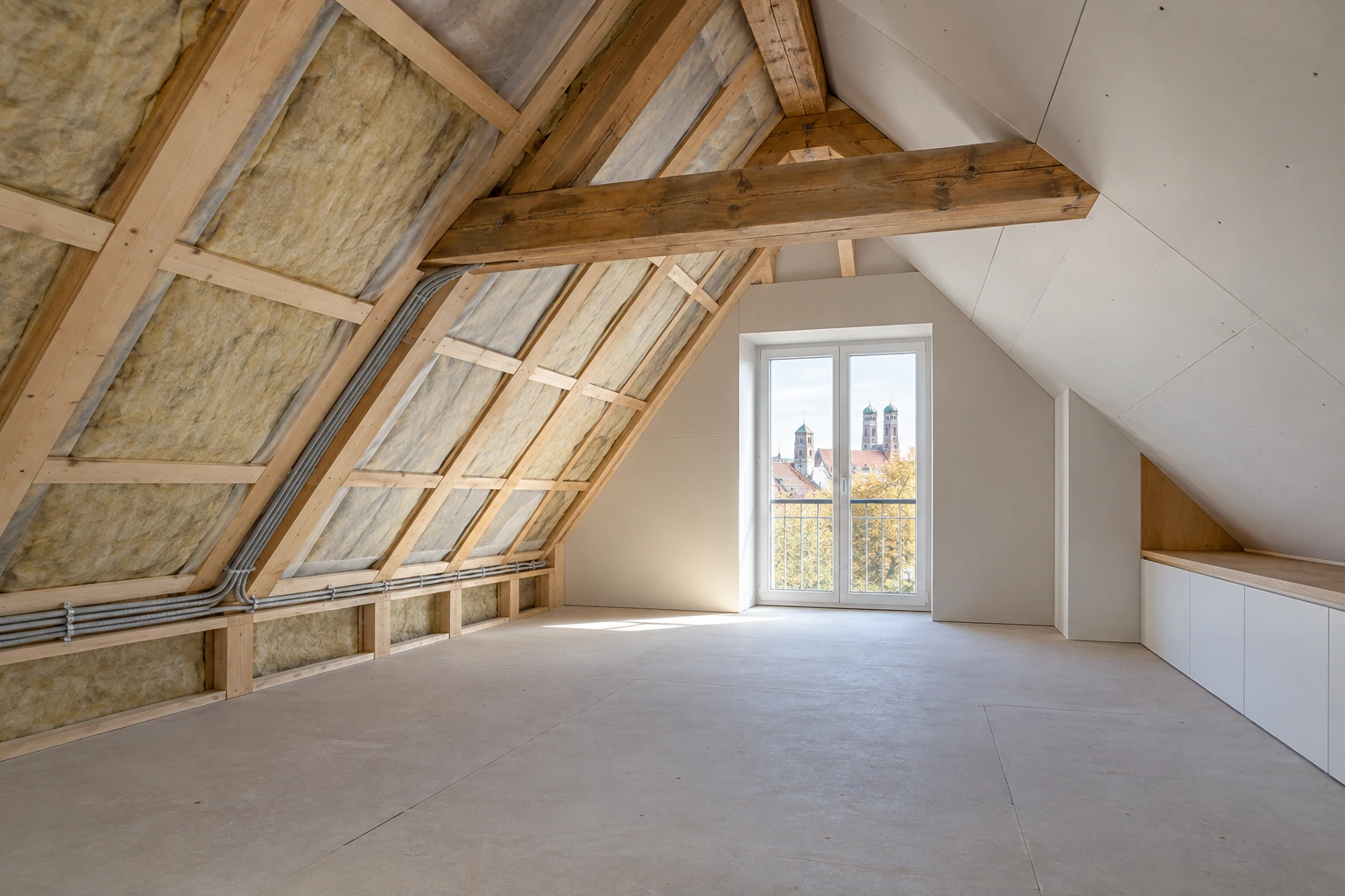 Dachdämmung: Material