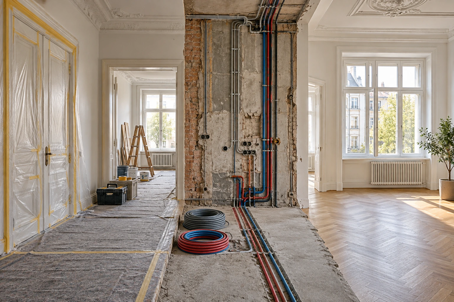 Altbau-Wohnungssanierung München: Ablauf