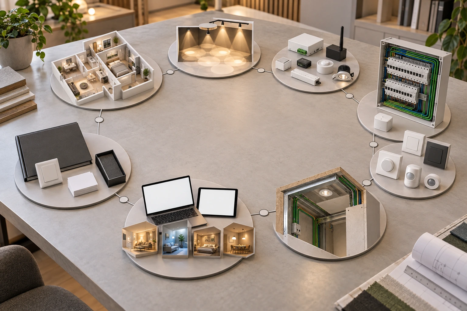 Smarte Lichtsteuerung: Intelligente Systeme