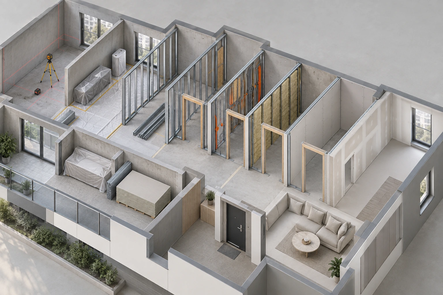 Trockenbau München: Kosten & Ablauf