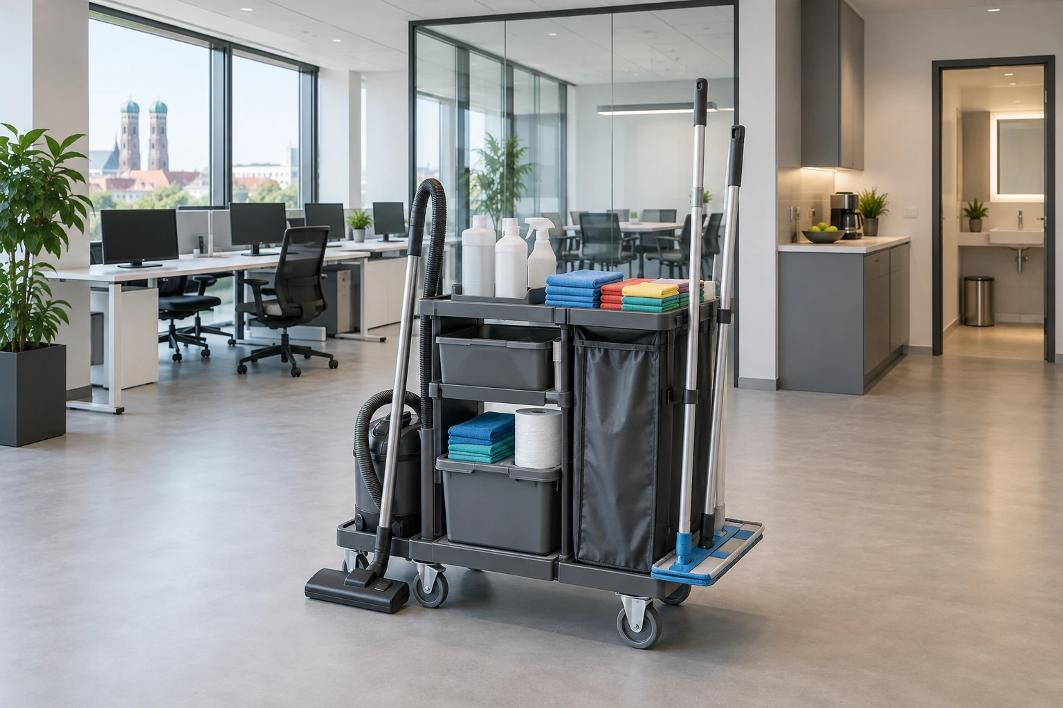Büroreinigung Kosten pro m² München