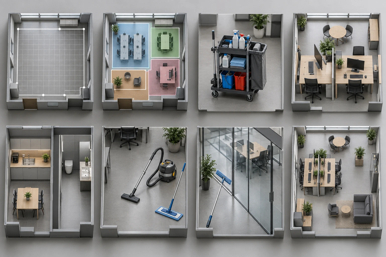Büroreinigung Kosten pro m² München