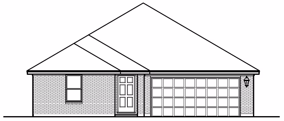 drawing of exterior of home