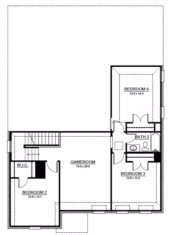 floorplan — second floor