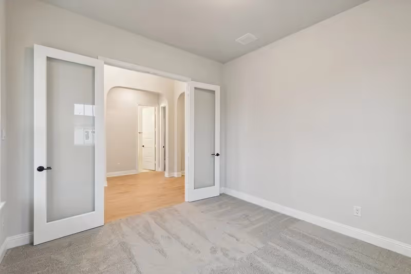 study with double doors
