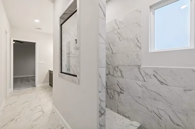 owners walk in shower