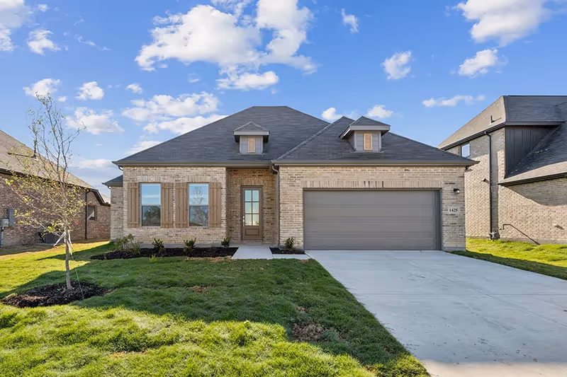 photo of the one story camden f plan