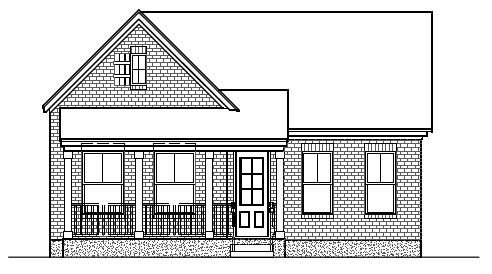 Drawing of the Ashridge plan exterior