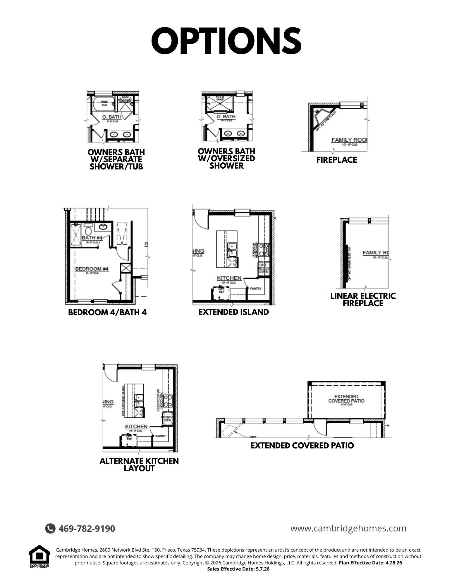 floorplan — options