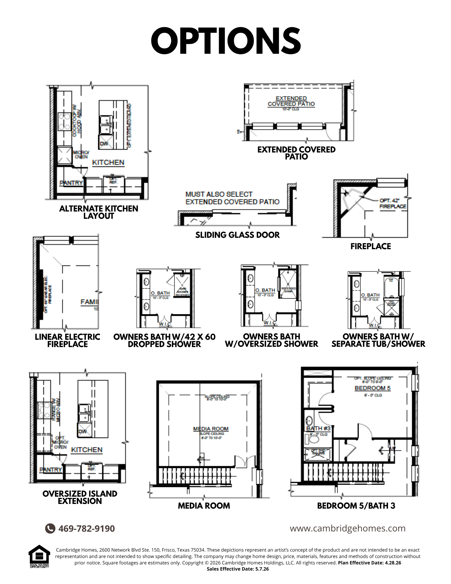 floorplan — options