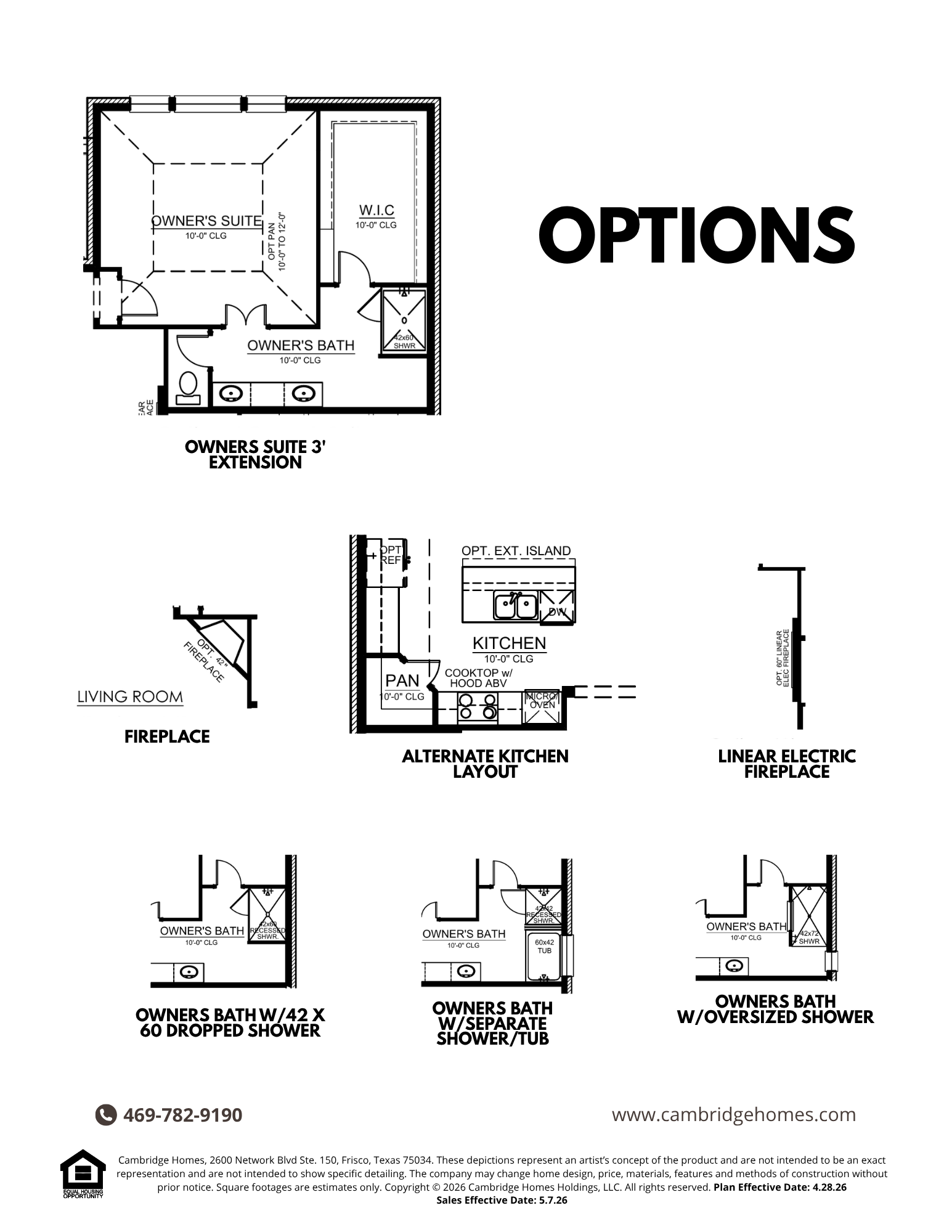 floorplan — options