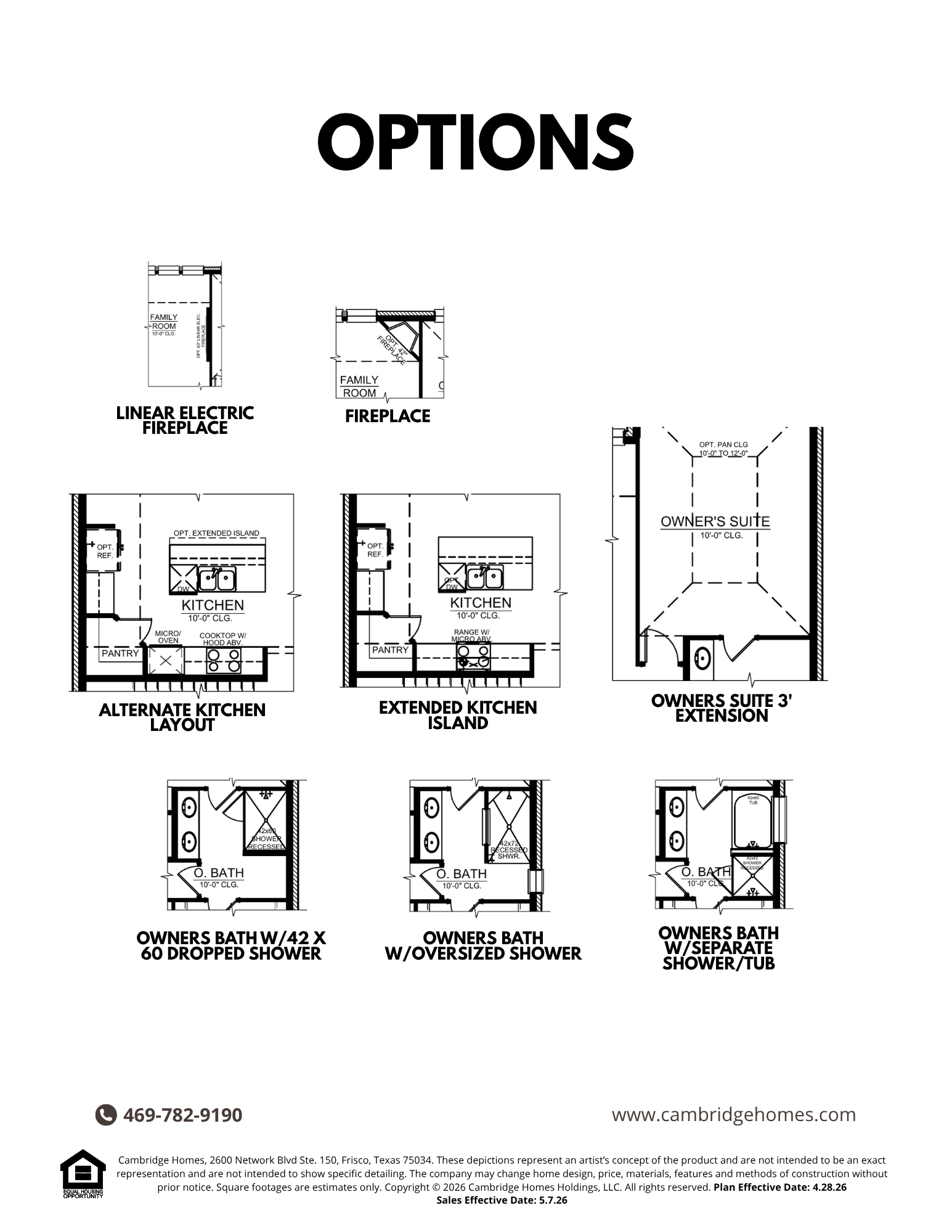 floorplan — options