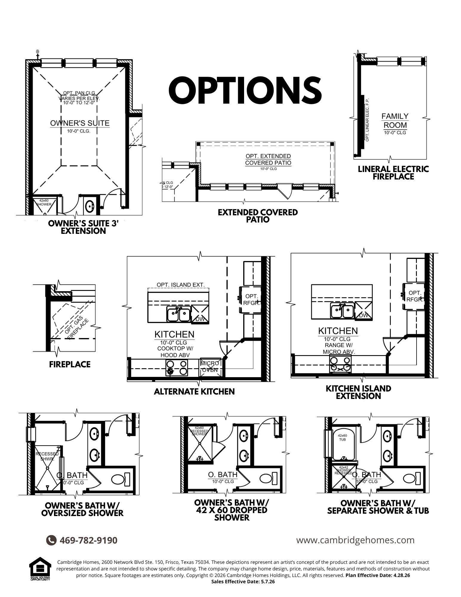 floorplan — options