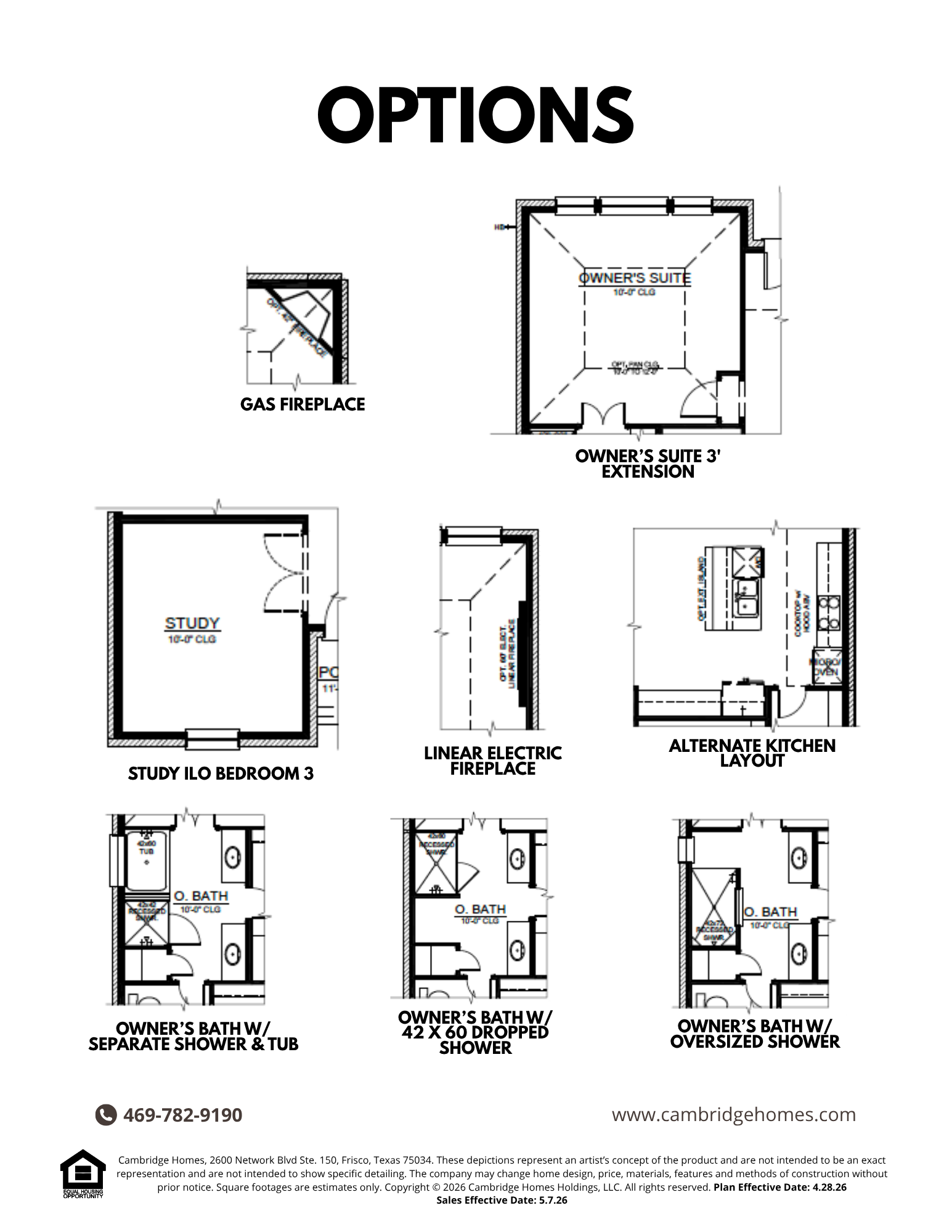floorplan — options