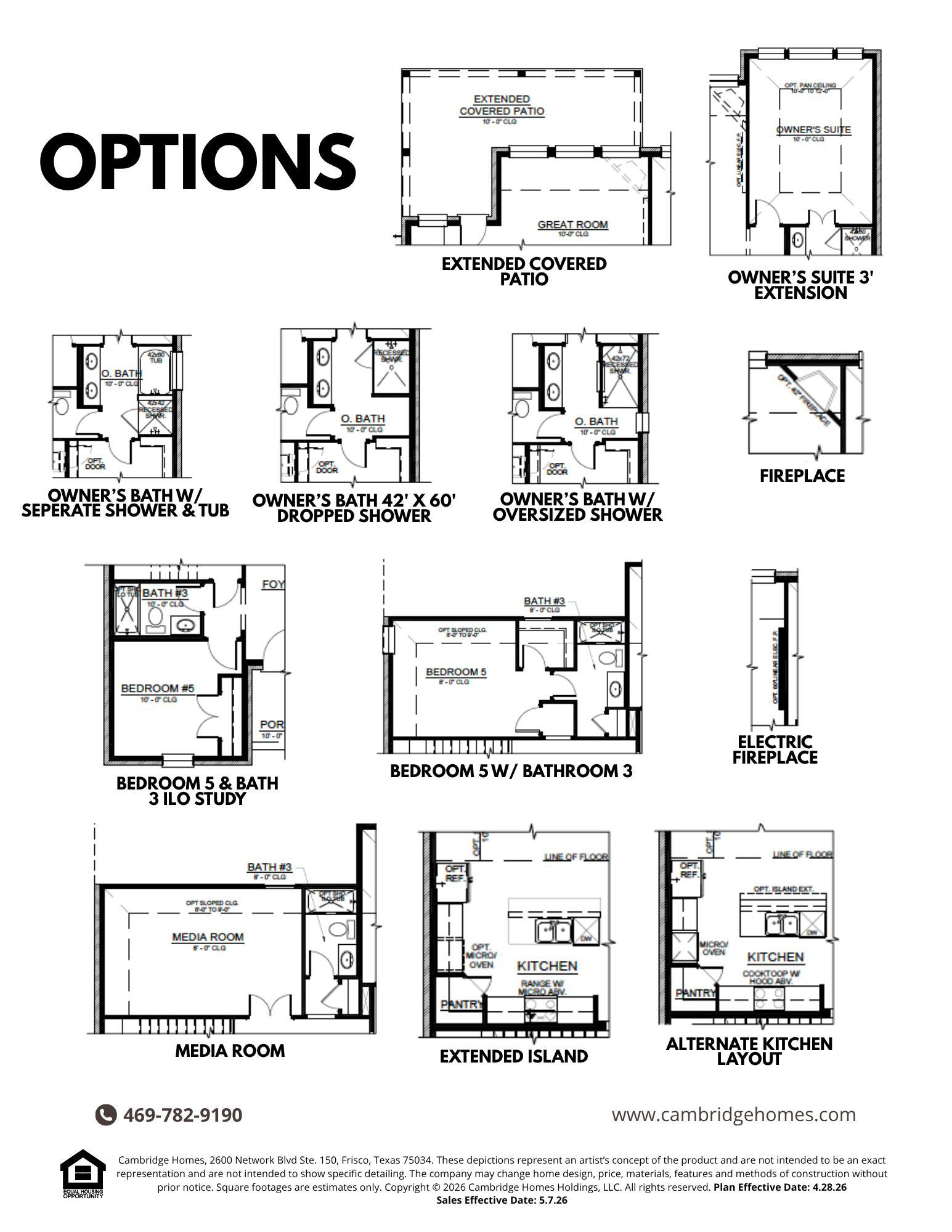 floorplan — options