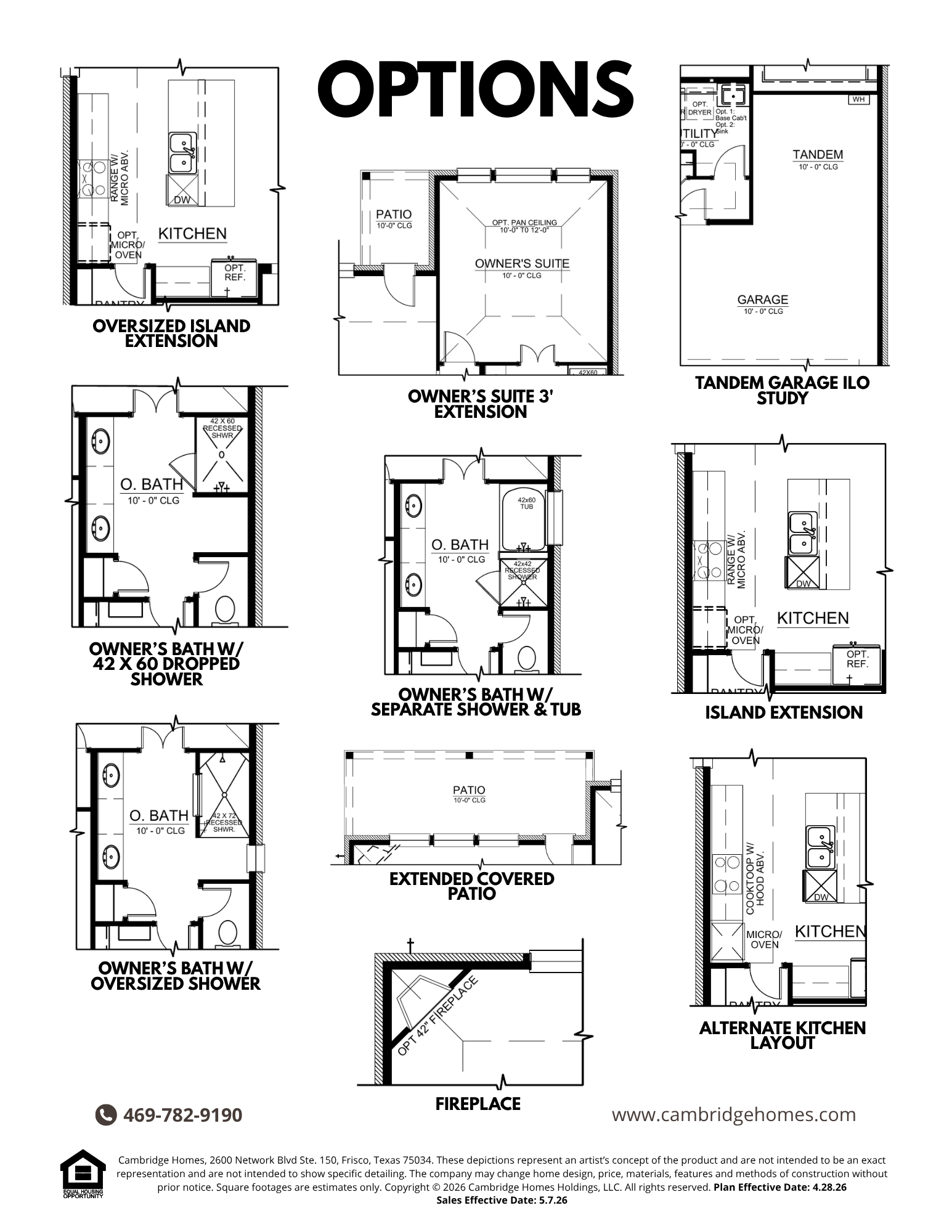 floorplan — options