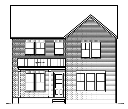 Image of two story brick farmhouse on 2301 Lafayette Dr, Rowlett, TX 75088