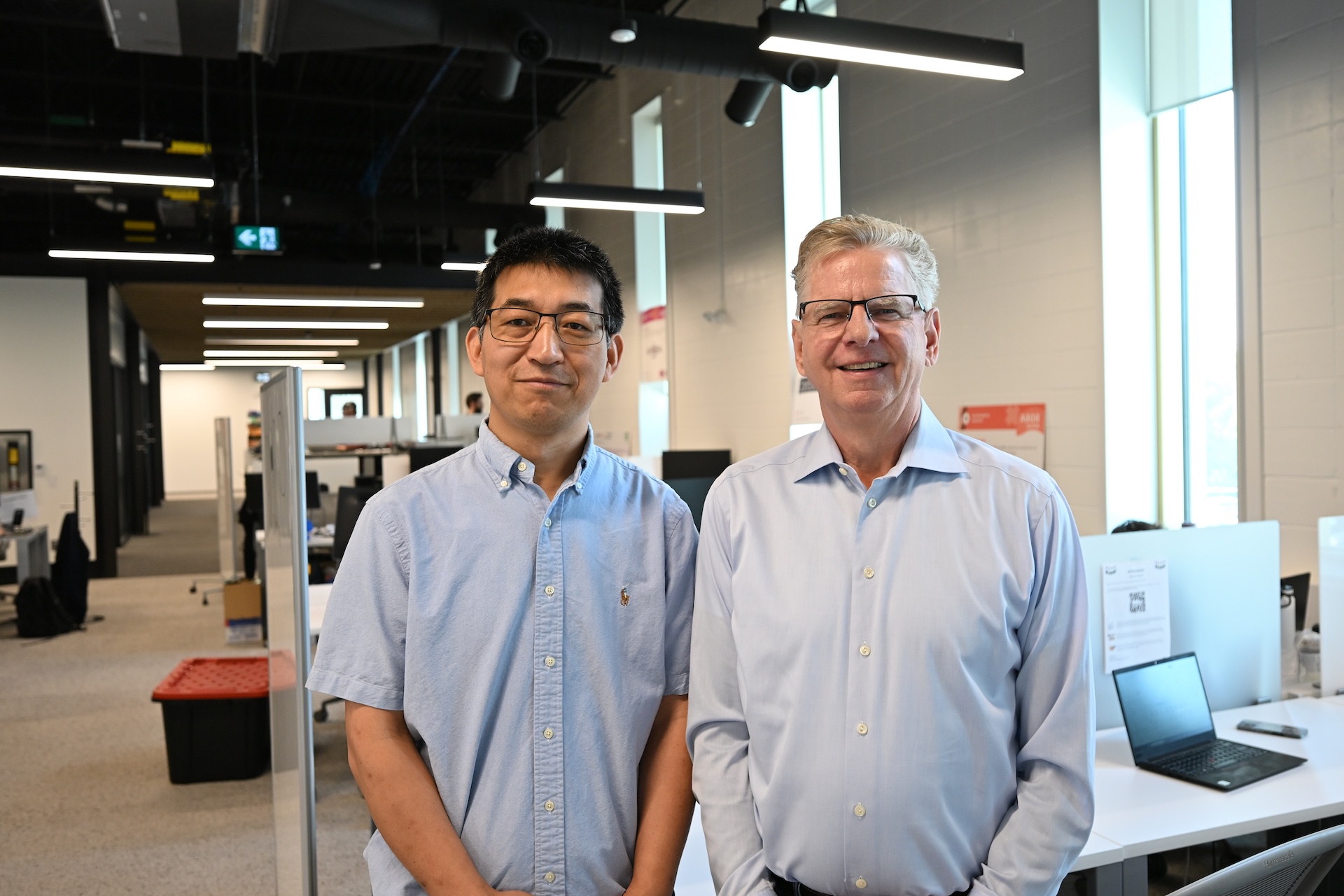 EverBond leadership: Boxin Zhao (left) and Trent Ogilvie (right)