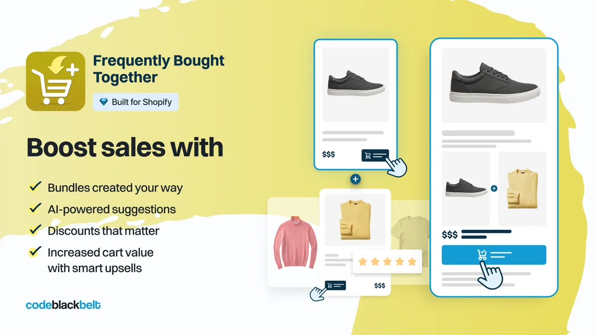 Frequently Bought Together listing image from the Shopify App Store