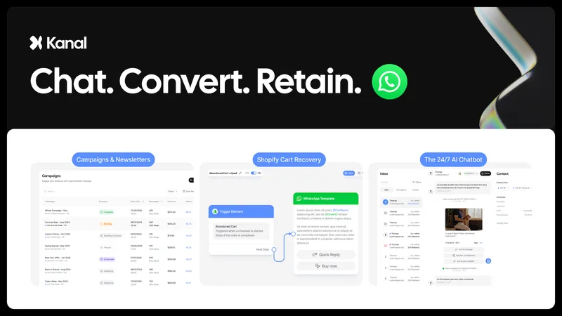 Kanal: WhatsApp Marketing and Cart Recovery