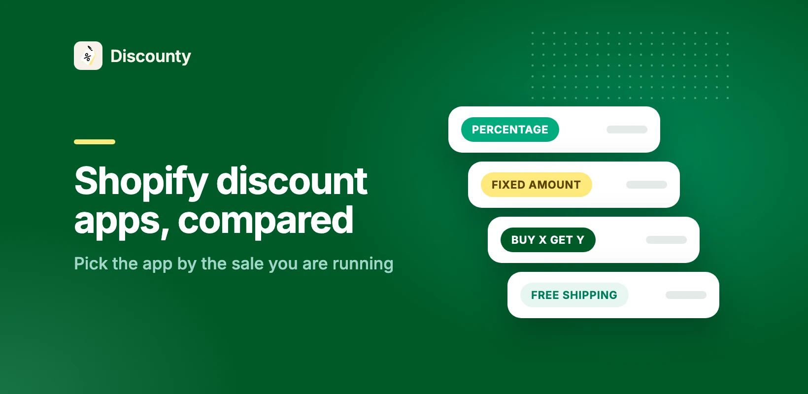 Shopify Discount Apps Compared: Pick by the Sale (2026)