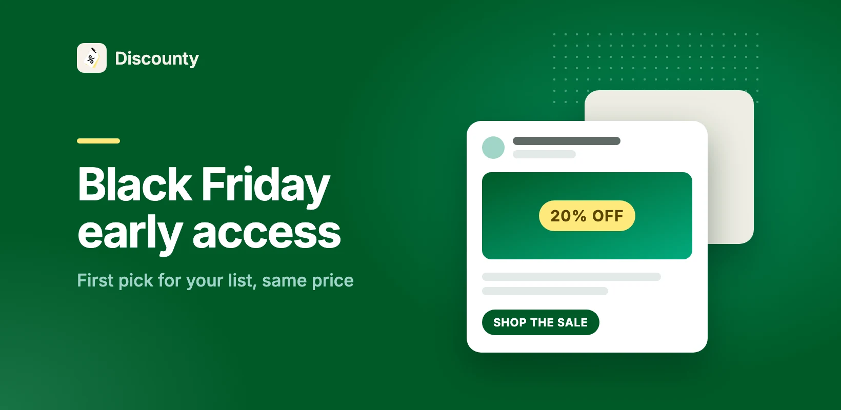 How to Run Black Friday Early Access on Shopify