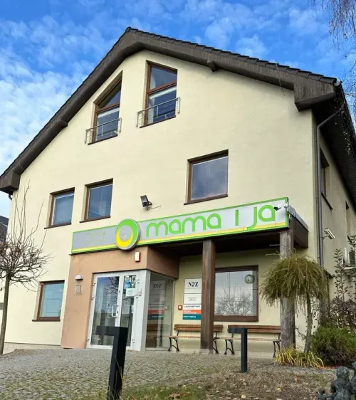Budynek Centrum Zdrowia Mama i Ja przy ul. Rajskiej 71